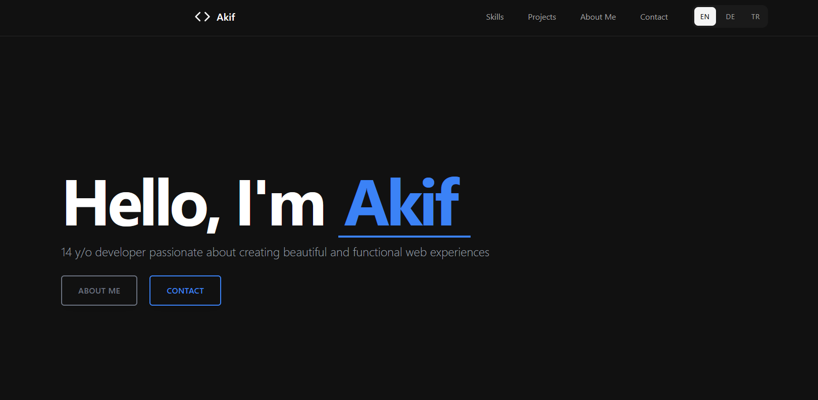 Portfolio von Akif Yaylaci Preview